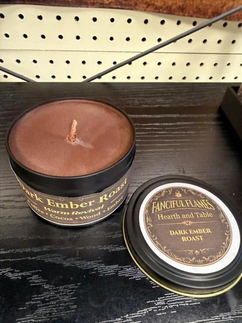 Dark Ember Roast Scented Soy Candles and Wax Melts
