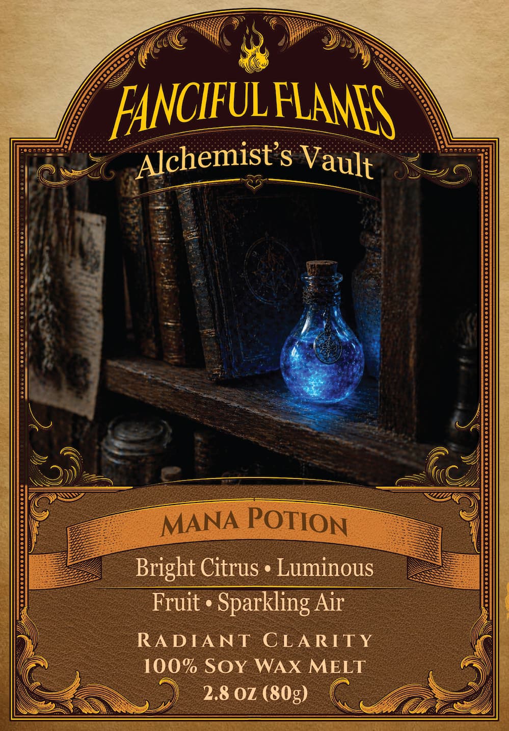 Mana Potion Scented Soy Candles and Wax Melts