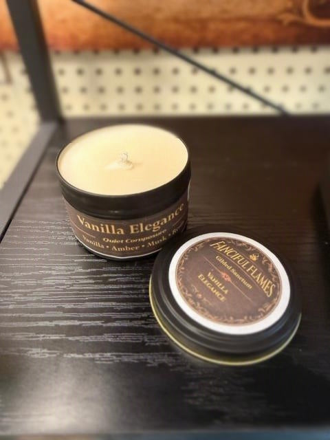 Vanilla Elegance Scented Soy Candles and Wax Melts